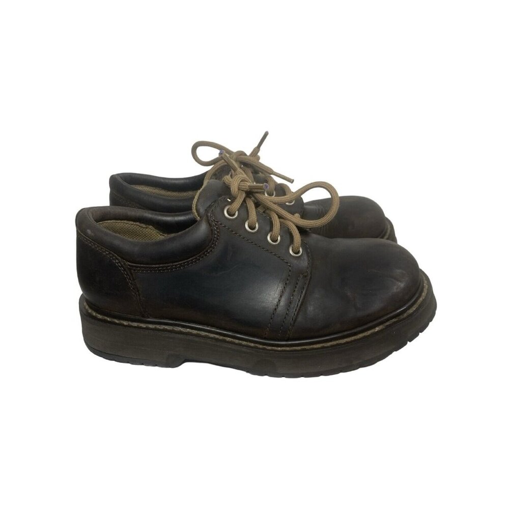 American Eagle Outfitters Vintage 90s Oxford Platform Boots Shoes GenuineLeather